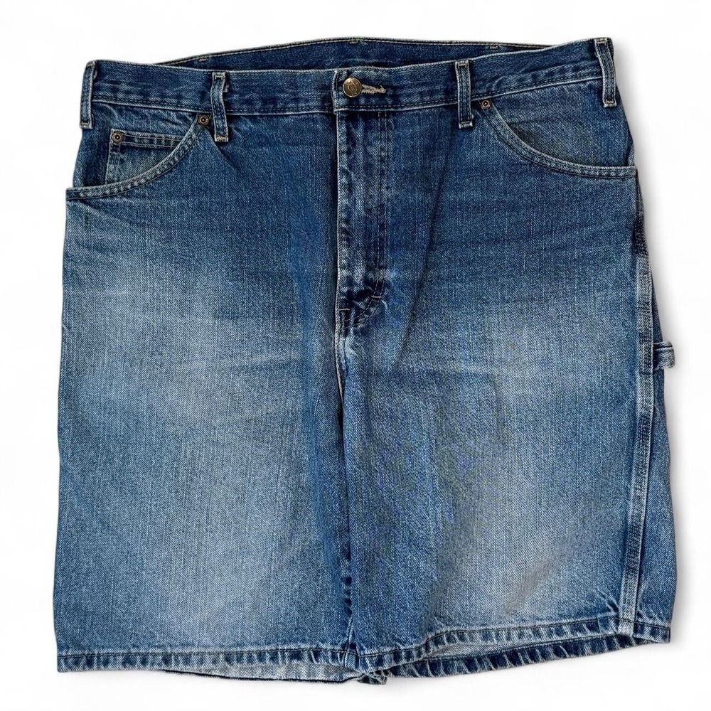 Vintage Dickies Denim Shorts Men's Size 36 Faded Blue Jorts Skater Grunge Y2K